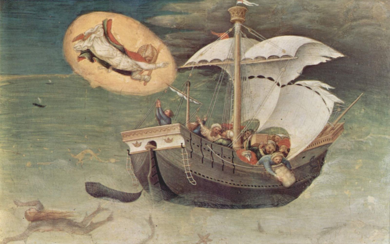 Спасение моряков (Джентиле да Фабриано, ок. 1425). Фото: Википедия